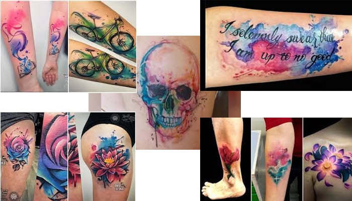 Tatuajes acuarela