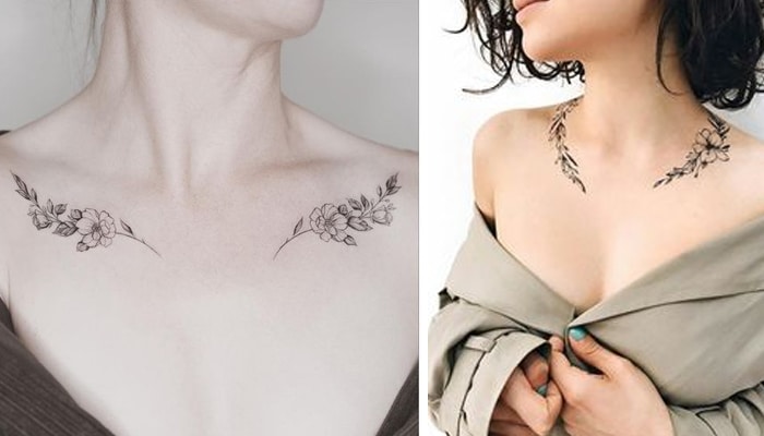 tatuajes en la clavícula