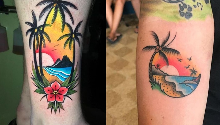 tatuajes palmera