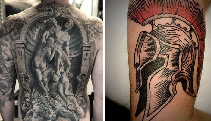 tatuajes romanos guerreros
