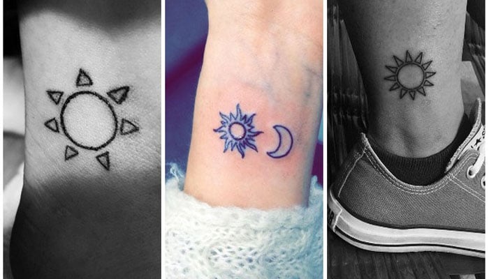 tatuajes de sol pequeños 