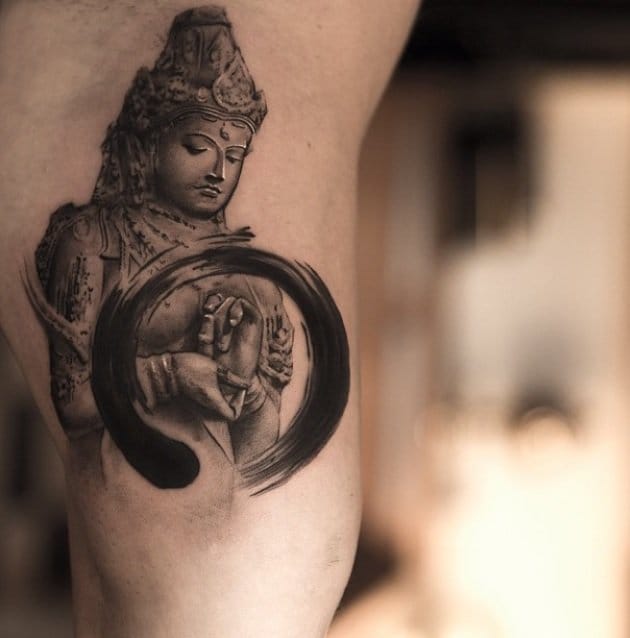  tatuajes budistas con significado de símbolos para mujeres y hombres