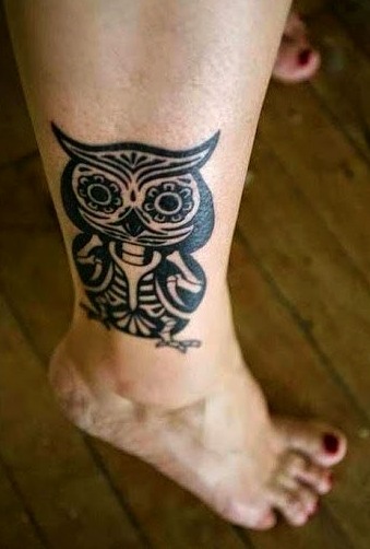 Tattoos de búhos tribales