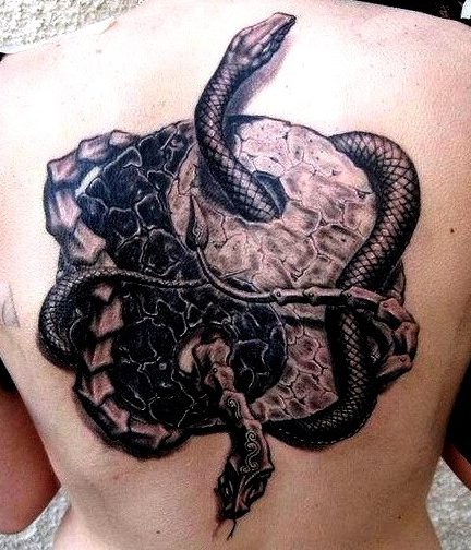 Tattoos de dos serpientes
