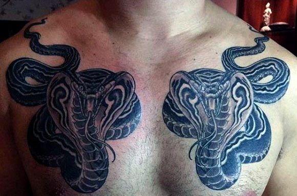 Tattoos de dos serpientes