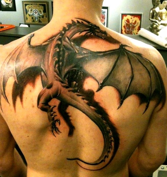 Tattoos de dragones en 3D