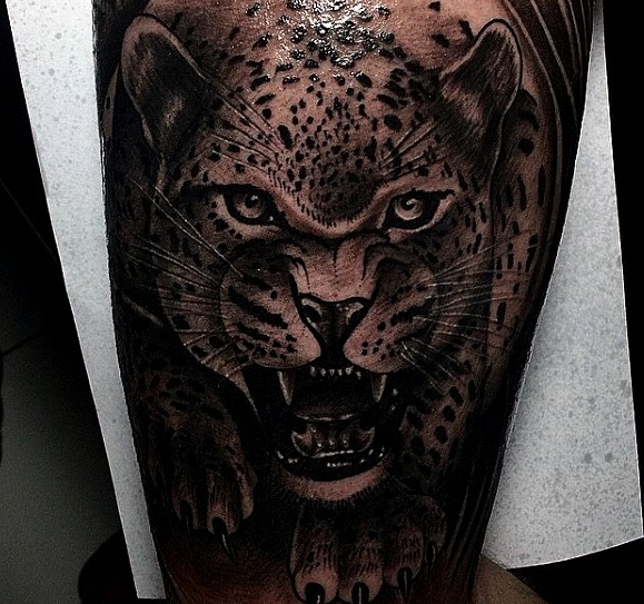 Tattoos de leopardos para hombres