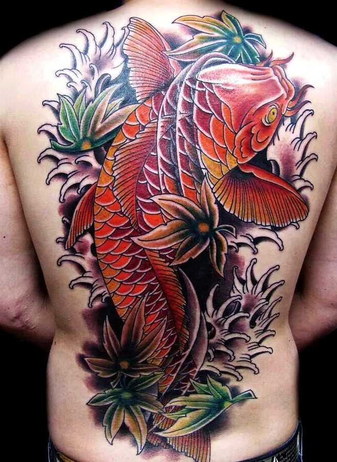 Tattoos de peces koi