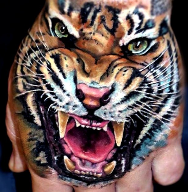 Tattoos de tigre de bengala