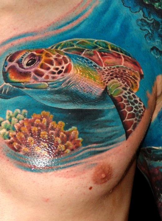 Tattoos de tortugas marinas