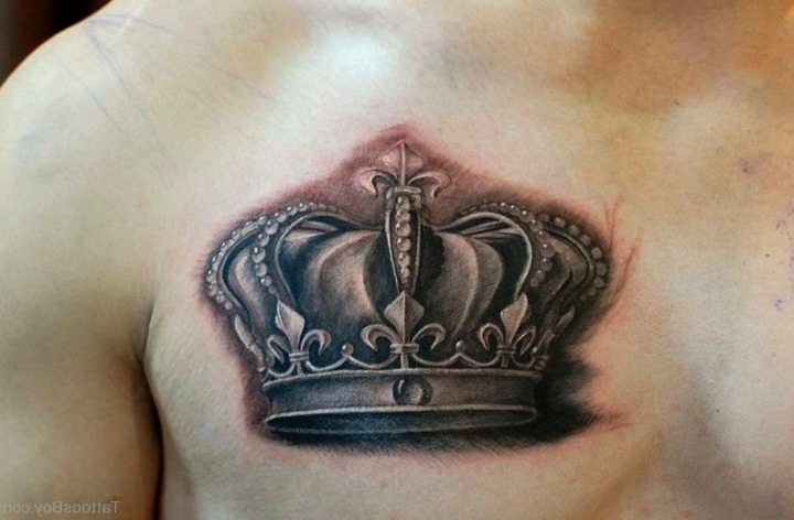 Tatuaje de coronas para hombres