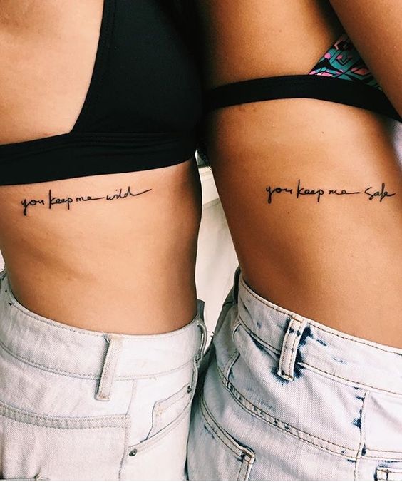 tatuajes de frases hermanas