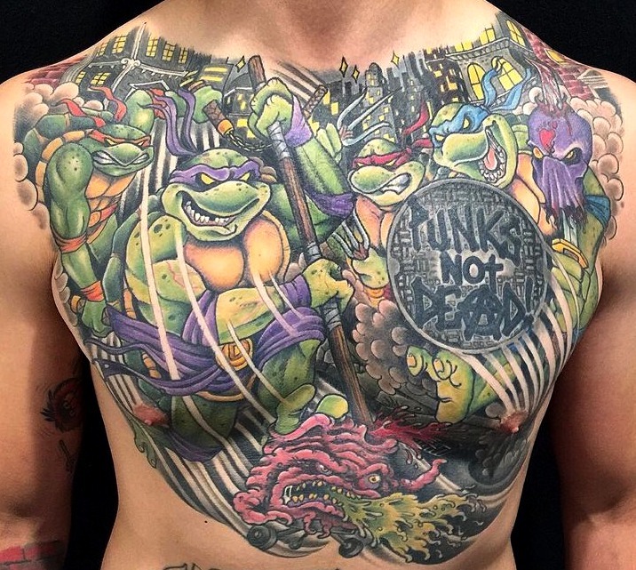 Tatuajes de las tortugas ninja