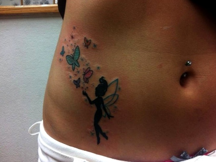 Tatuajes de mariposas y hadas