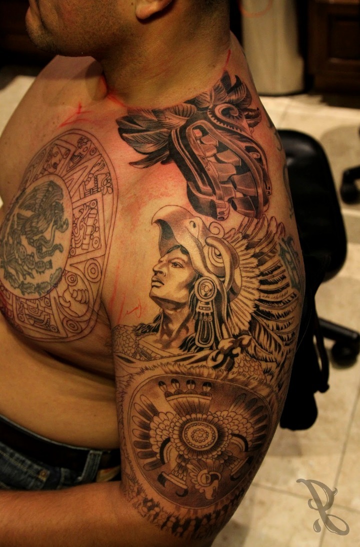 Tatuajes de serpientes azteca: Quetzalcoatl