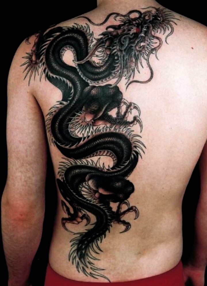 Tatuajes del dragón japonés