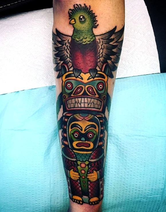 Tatuajes mayas y aztecas