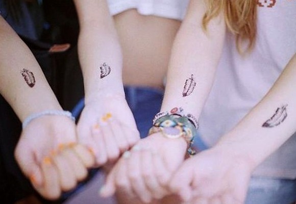 Tatuajes para las mejores amigas